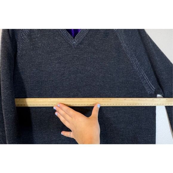 Robert Graham HUNTINGDON Black Wool Men's Sweater - Picture 8 of 9